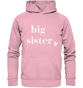 big sister - weiß - Kids Premium Hoodie